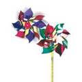 4" Multi-Color Metallic Pinwheel